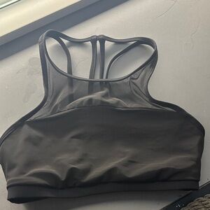 lululemon athletica Black Mesh Sports Bra